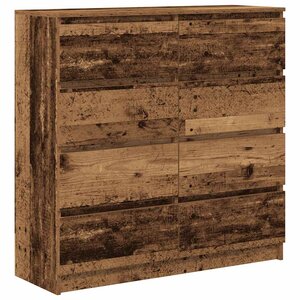 vidaXL Buffet vieux bois 100x35x99 cm bois d'ingénierie