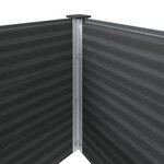 vidaXL Lit surélevé de jardin 250x100x91 cm WPC Gris