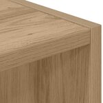 vidaXL Table de chevet 2 pc Chêne artisanal 25 5 x 22 x 49 5 cm