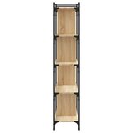 vidaXL Bibliothèque 5 niveaux chêne sonoma 76x32x158 cm