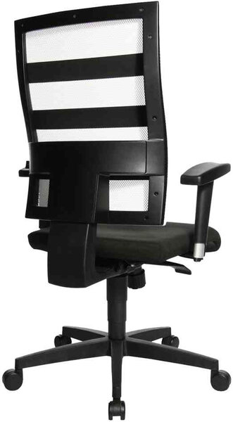Chaise de bureau 'X-Pander', Assise et Dossiers Noir (accoudoir en option) TOPSTAR