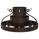 vidaXL Pied de Sapin de Noël Cuivre antique 40 x 40 x 20.5 cm Acier