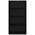 vidaXL Bibliothèque autoportante Chêne noir 80 x 30 x 152 cm