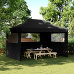 vidaXL Tente de fête Noir 292 x 440 x 315 cm Tissu Oxford