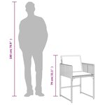 vidaXL Chaises de jardin avec coussins lot de 4 gris résine tressée