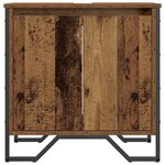 vidaXL Cabinet de Lavabo Bois Ancien 60 x 35 x 60 cm Bois d'ingénierie