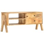 vidaXL Meuble TV 97 x 35 x 47 cm Bois de manguier massif