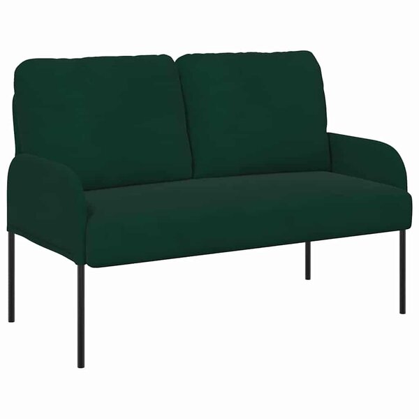 vidaXL Canapés avec coussin Vert foncé 115 x 56 x 80 cm Contreplaqué