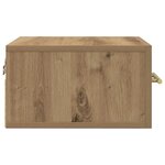 vidaXL Cabinet de chevet 2 Pièces chêne artisanal 35 x 35 x 20 cm