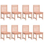 vidaXL Ensemble à manger de jardin 11 Pièces bois massif Douglas