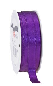 Satin double face 25-m-rouleau 10 mm violet