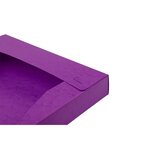 Boite De Classement Cartobox Dos 25mm Carte Lustrée - A4 - Violet - X 25 - Exacompta