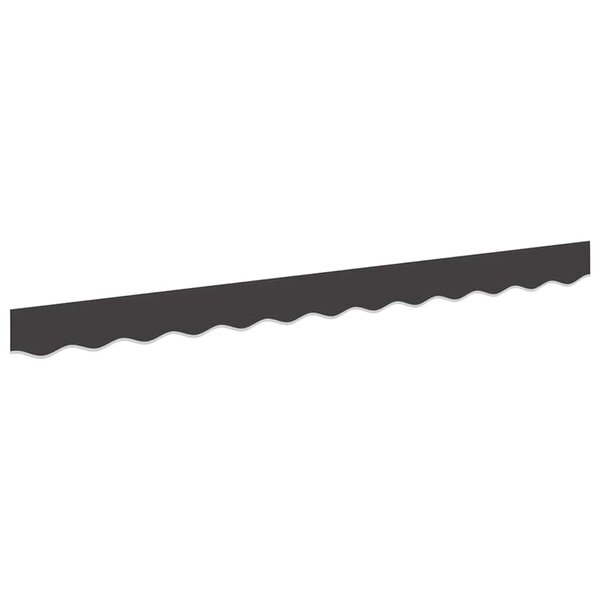 vidaXL Bande de auvent Anthracite 2.3 x 0.2 m Toile