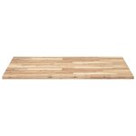 vidaXL Dessus de bureau non traité 100x80x2 cm bois d'acacia massif