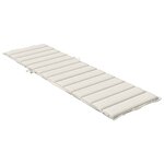vidaXL Coussin de chaise longue crème mélangé 200x50x4 cm tissu