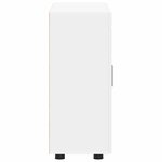 vidaXL Buffet avec étagère Blanc 55 5 x 29 x 100 cm Bois d'ingénierie