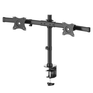 Newstar support de bureau réglable de 2 moniteurs 10"-27" 8 cm noir