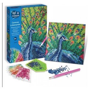 art et creation Canevas a diamanter Paon