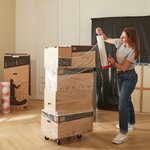 Pack And Move - Lot 4 Rouleaux Film Étirable - 300 M - Transparent - Film Déménagement Film Emballage Film Palette Film Protection