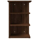 vidaXL Armoire latérale Chêne marron 35x35x55 cm Bois d'ingénierie