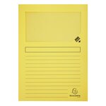 Paquet de 100 chemises à fenêtre SUPER 160g/m2 - 22x31cm - Couleurs assorties EXACOMPTA