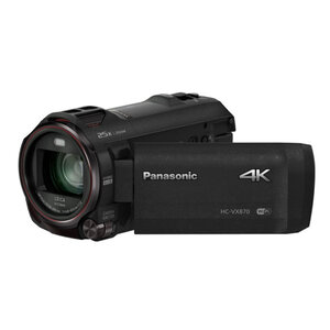 Panasonic Panasonic HC-VX870EF-K - Caméscope Ultra HD 4K sans fil Wi-Fi avec Twin Camera et objectif zoom 20x
