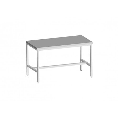 Table inox 304 soudée centrale - l2g -  - inox1500 800x850mm