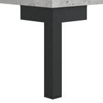 vidaXL Armoire à chaussures gris béton 60x35x105 cm bois d'ingénierie