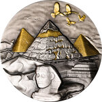 Pièce de monnaie en Argent 10000 Francs g 62.2 (2 oz) Millésime 2024 PYRAMID AT GIZA