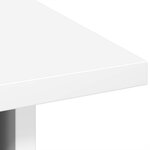 vidaXL Table de chevet Blanc 41 x 40 x 45 cm Bois d'ingénierie