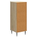 vidaXL Buffet Chêne Sonoma 34 5 x 33 x 92 cm Bois d'ingénierie