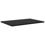 vidaXL Planche d'étagère à livres 4 Pièces Noir 100 x 40 x 1.5cm