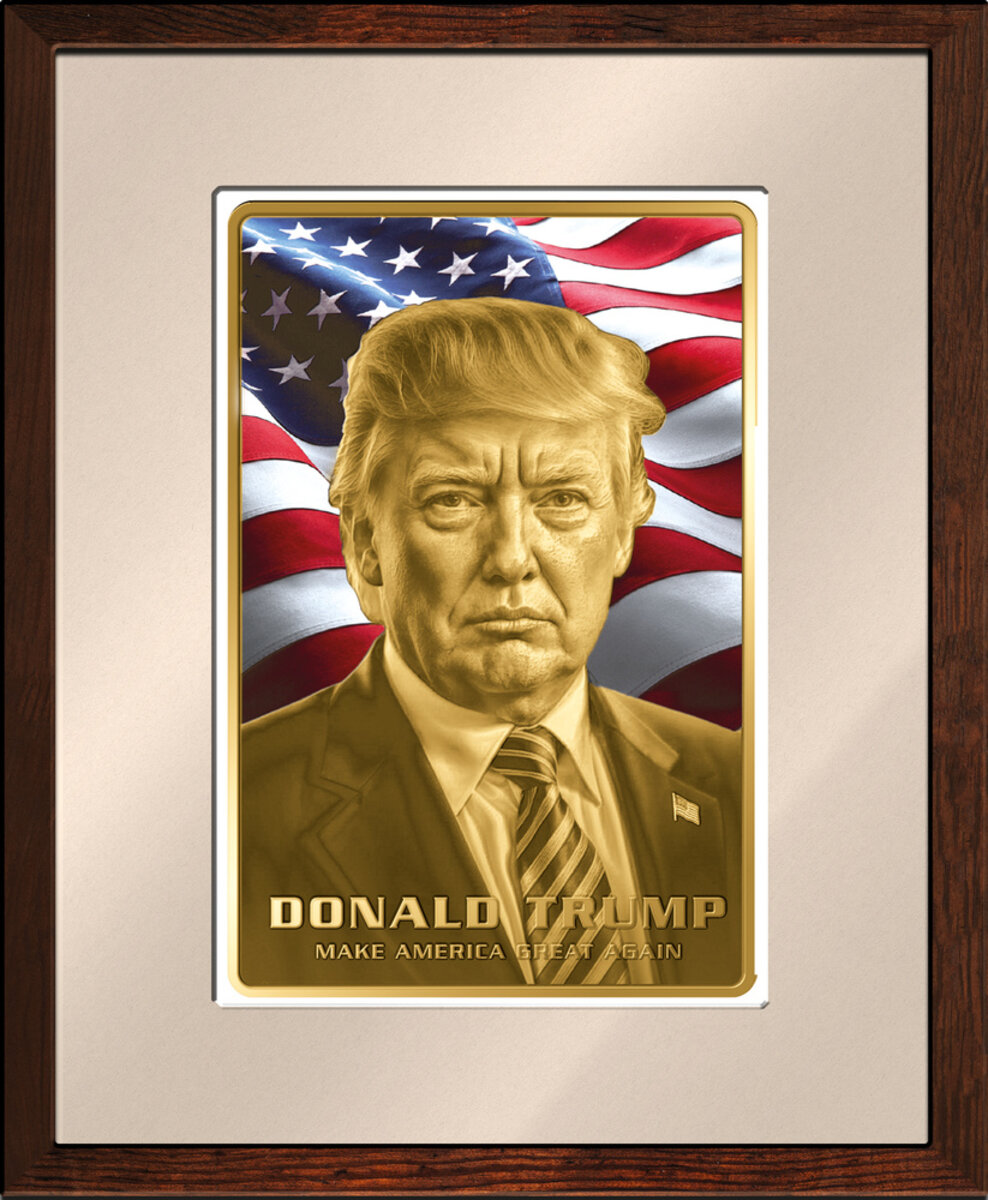 Pièce Commémorative Donald Trump – 45e Président – Soutien 2020 (1 Pièce Avec Boîtier)