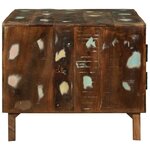 vidaXL Table basse Multicolore bois de récupération massif