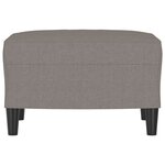vidaXL Repose-pied Taupe 60x50x41 cm Tissu