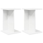 vidaXL Support de Plante 2 pièces Blanc 25 x 25 5 x 40 5 cm