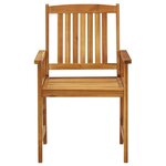Vidaxl chaises de jardin avec coussins 2 pièces bois d'acacia massif