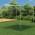 Vidaxl mât de parasol 250 cm acier inoxydable