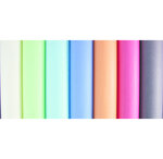 50 Rouleaux de papier Kraft couleur 3m x 0 7m. Coloris pastels assortis en présentoir CLAIREFONTAINE