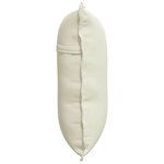 vidaXL Coussin de Dos Crème 60 x 50 cm Tissu en velours côtelé