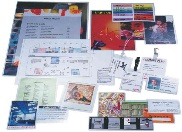 Etui à plastifier A4 brillant  350 mic (2x175) x100 LEITZ