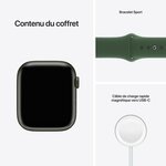 Apple Watch Series 7 GPS - 45mm - Boîtier Green Aluminium - Bracelet Clover Sport