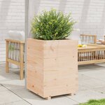 vidaXL Jardinière 50x50x72 5 cm bois de pin massif