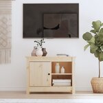 vidaXL Meuble TV 70x36 5x52 cm Bois de pin massif