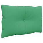 vidaXL Coussins de palette lot de 3 vert tissu