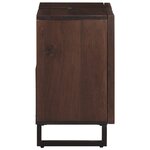 vidaXL Armoire lavabo de bain 62x34x58 cm brun bois de manguier massif