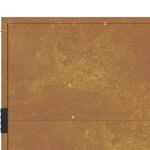vidaXL Portail de jardin 105x205 cm acier corten
