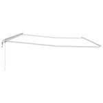 vidaXL Auvent Blanc 6 × 3 5 m Métal