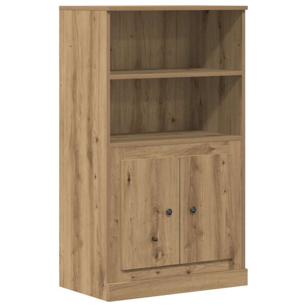vidaXL Buffet haut chêne artisanal 60x35 5x103 5 cm bois d'ingénierie