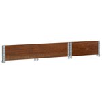 vidaXL Jardinière marron 100x50 cm bois massif de pin